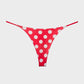 Soft Breathable Cotton Bikini Thong Underwear for Women - Sexy T-Back Panty
