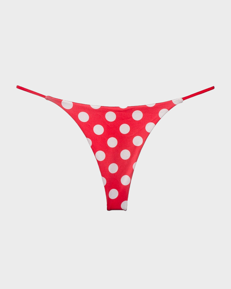 Soft Breathable Cotton Bikini Thong Underwear for Women - Sexy T-Back Panty