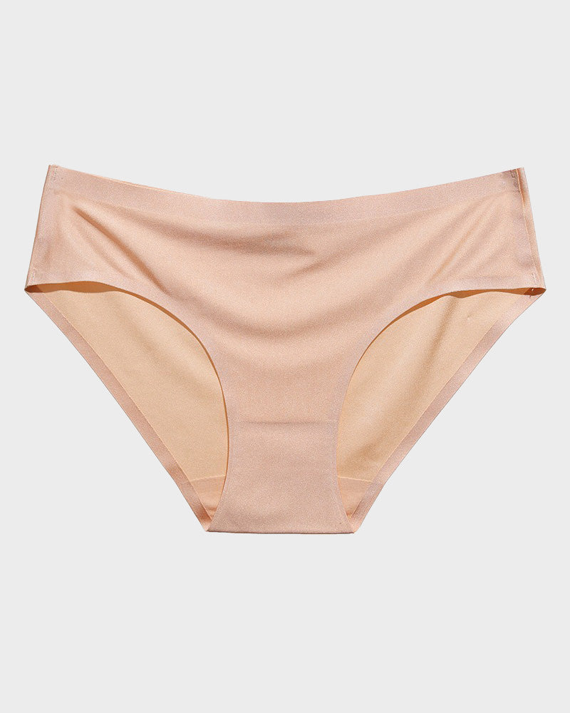 Seamless Hipster No-Show Underwear: Silky Soft, High-Cut, Invisible, Comfortable Panties