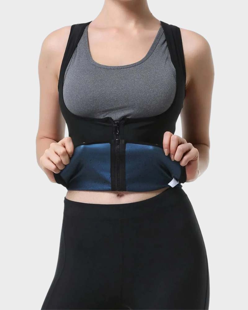 Premium Neoprene Sauna Sweat Vest for Women - Maximize Calorie Burn