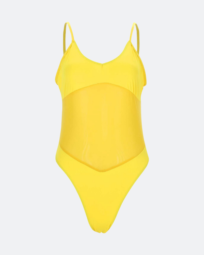 Innovative Tan Through One-Piece Swimsuit - Quick Dry, No Tan Lines