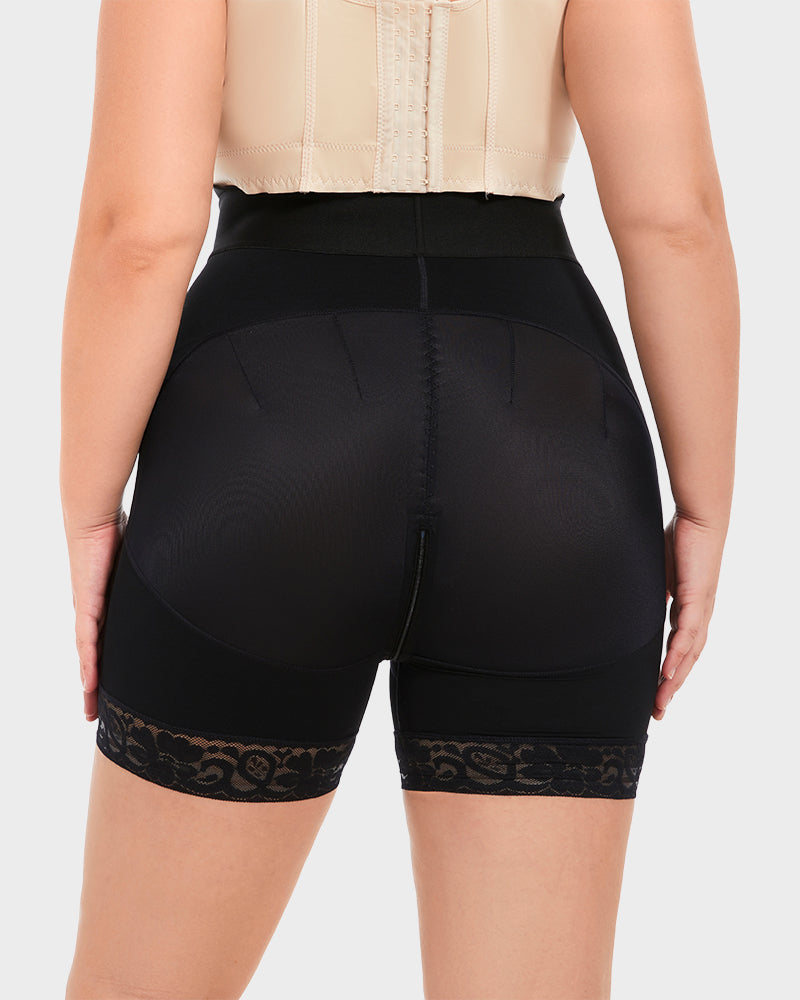 Shecurve Boned Sculpt Ultra High Waist Tummy Control Shapewear Shorts
