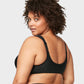 Chic Front-Closure Underwire Lace Print Bra for Effortless Plus Size Comfort