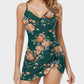 Stylish Plus Size Tummy Control One-Piece Swimsuit for Women, Slimming Fit