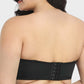 Versatile Underwire Bandeau Bra with Removable Straps for Seamless Support