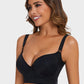 SheCurve® Ultimate Comfort Push-Up Back Smoothing Bra 2-Pack - Seamless Wireless Support