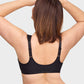 Chic Front-Closure Underwire Lace Print Bra for Effortless Plus Size Comfort