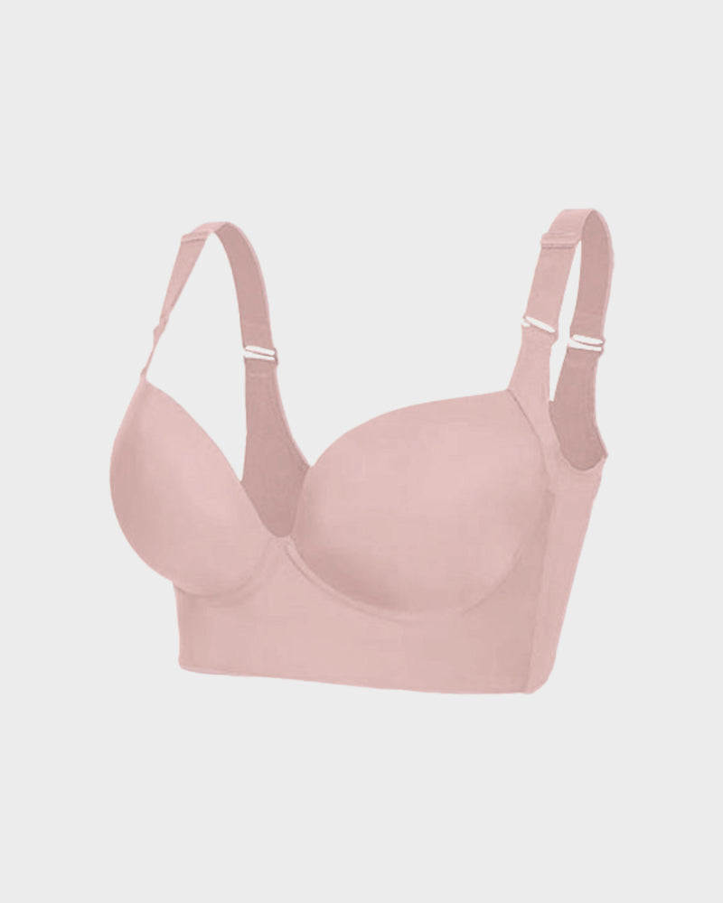 SheCurve Ultimate Lift Back Smoothing Bra 2-Pack: Black & Beige Comfort