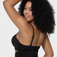 Comfortable Molded Cup Underwire Bra with Removable Straps for Versatile Support