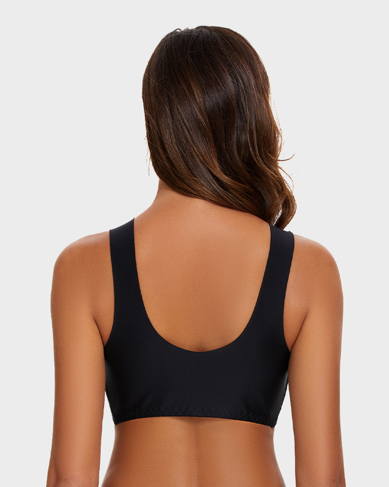 5D Shaping Wireless Front Closure Beauty Back Bra with Lace Support