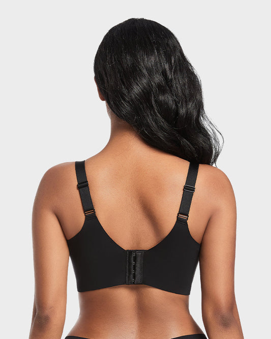 Ultimate Back Smoothing Push-Up Plunge Bra for Seamless Support and Lift