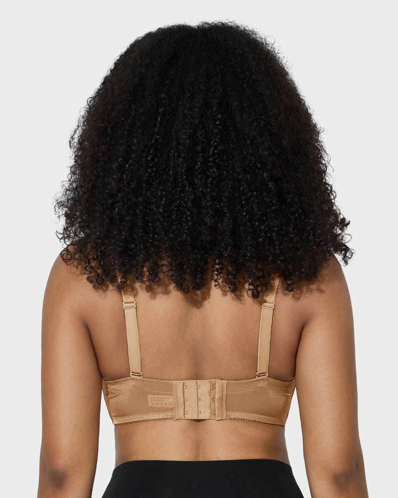 SheCurve Ultimate Comfort Push Up Unlined Bra with Removable Straps