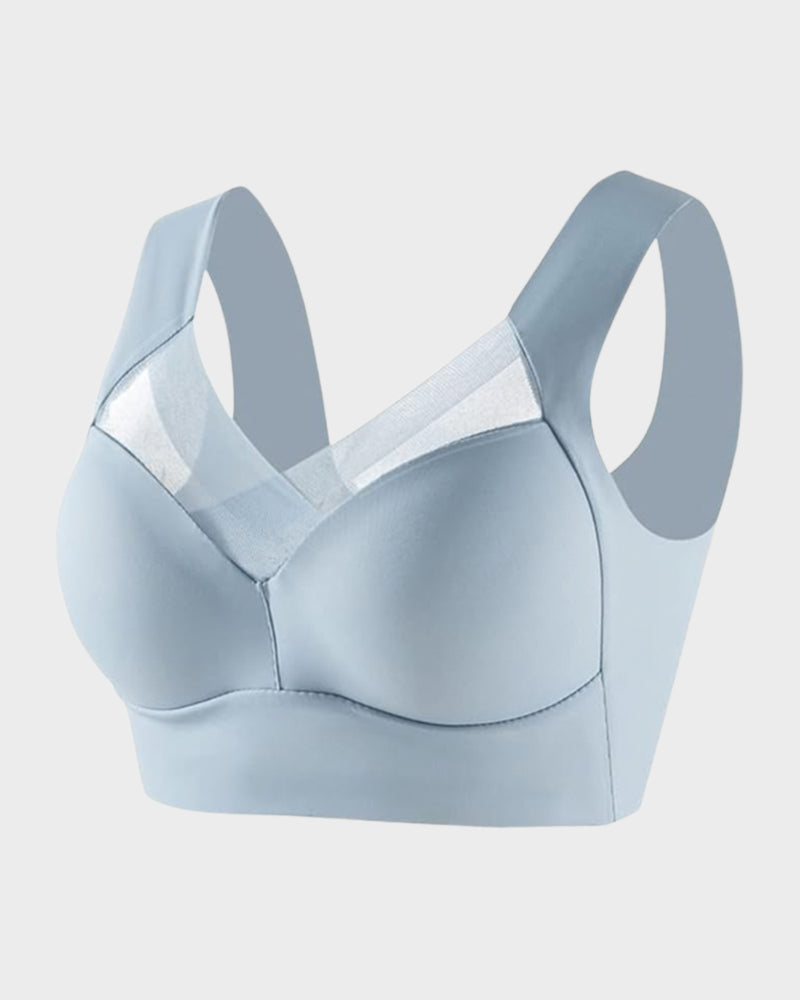 Ultimate Comfort Smoothing Mesh Bra: Wireless, Full Coverage, Breathable Support