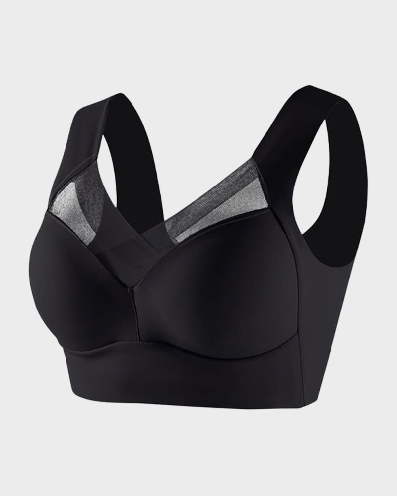Ultimate Comfort Smoothing Mesh Bra: Wireless, Full Coverage, Breathable Support