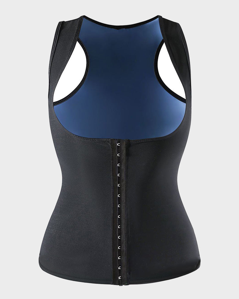 Women's Ultimate Slimming Sauna Sweat Waist Trainer Vest for Intense Workouts