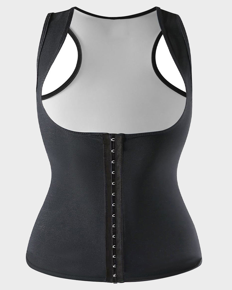 Women's Ultimate Slimming Sauna Sweat Waist Trainer Vest for Intense Workouts