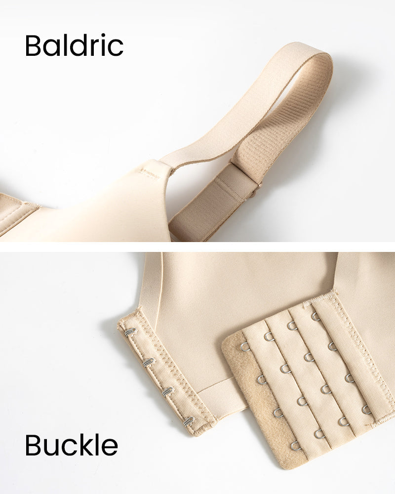 Ultimate Back Smoothing Push-Up Plunge Bra for Seamless Support and Lift