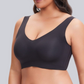 Wireless Back Smoothing V-Neck Seamless Tank Bra with Comfort Support