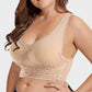 Elegant Wireless Breathable Lace Push Up Bra for Comfort and Support