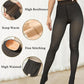Cozy Translucent Fleece Lined Tights: Warm, Shaping, Skin-Tone Winter Hosiery