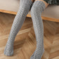 Warm Cable Knit Over-Knee Socks