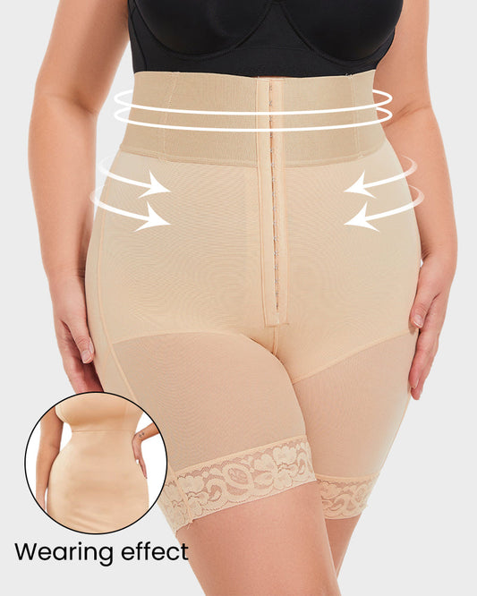 Shecurve Boned Sculpt Ultra High Waist Tummy Control Shapewear Shorts
