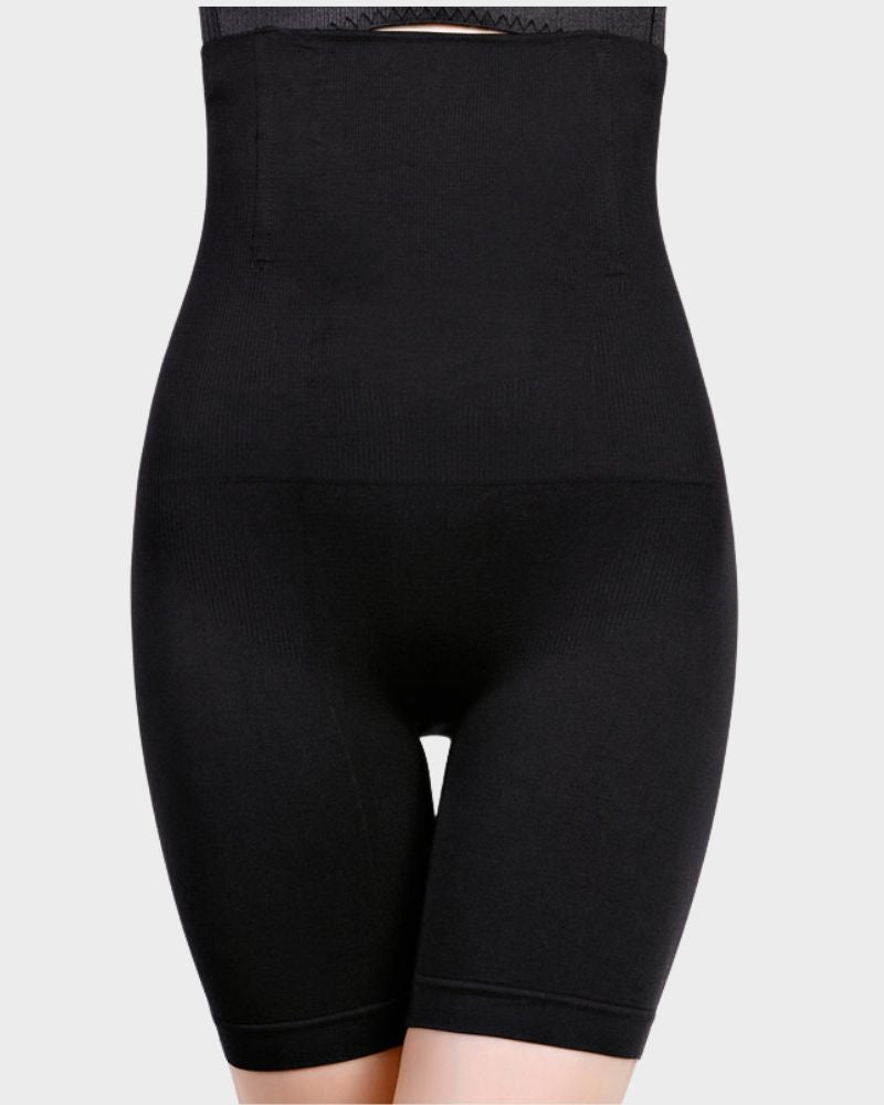 Invisible High-Waist Mid-Thigh Seamless Shaping Shorts for Tummy & Thigh Control