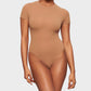 Seamless Everyday T-Shirt Bodysuit: Curve-Hugging, Tummy Control Shapewear for Women