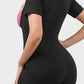 Women's Zip-Up Sweat-Inducing Fitness Bodysuit for Enhanced Bust & Waist Shaping