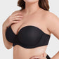 Versatile Underwire Bandeau Bra with Removable Straps for Seamless Support