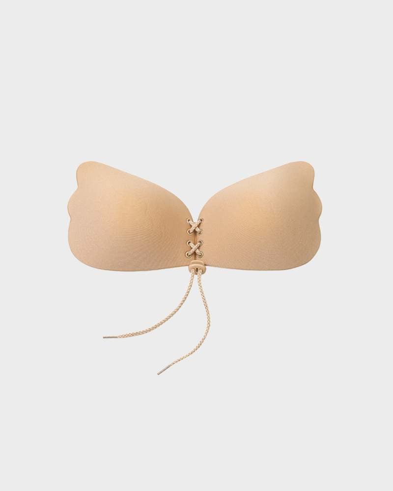 Invisible Strapless Adhesive Push-Up Bra for Backless Outfits & Comfort