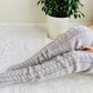 Warm Cable Knit Over-Knee Socks: Cozy, Stylish, Luxurious Winter Comfort