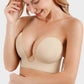 Seamless Strapless Push-Up Plunge Bra for Ultimate Support & Natural Lift