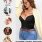 Open Bust Cross Compression Body Shaper for Tummy Control & Posture Support