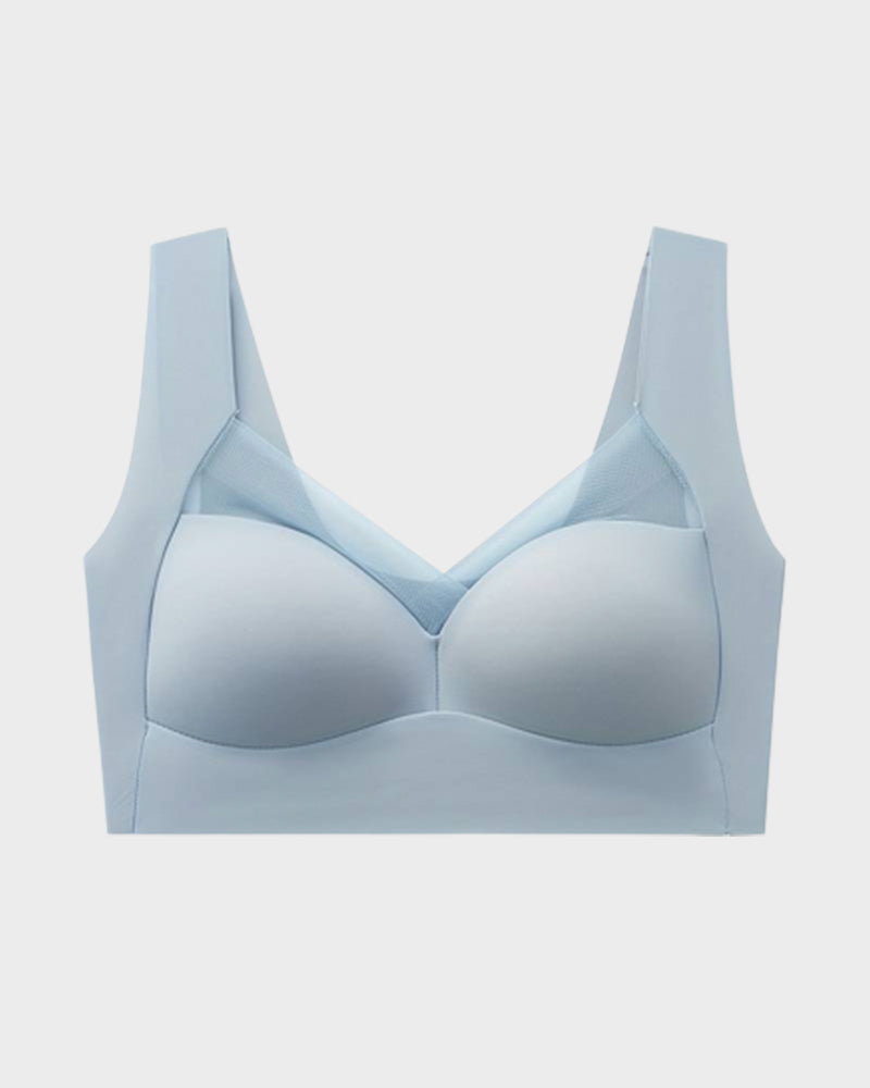 Ultimate Comfort Smoothing Mesh Bra: Wireless, Full Coverage, Breathable Support