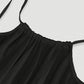 Chic Backless Cami Dress for Women - Solid Color, Flowy Maxi Style