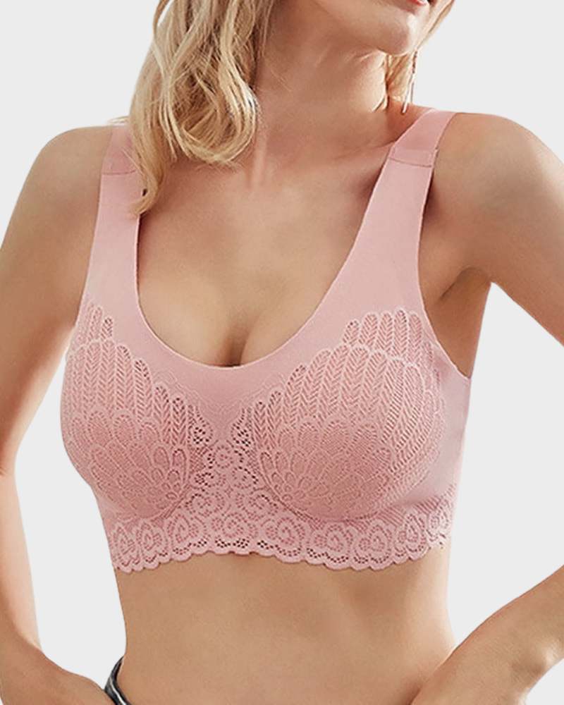 3-Pack Comfortable No Wire Seamless Push Up Bras for Everyday Support