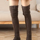 Warm Cable Knit Over-Knee Socks: Cozy, Stylish, Luxurious Winter Comfort