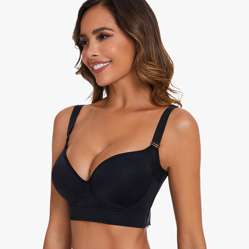 SheCurve Ultimate Wireless Push-Up Back Smoothing Bra for Flawless Comfort