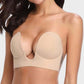 Seamless Strapless Push-Up Plunge Bra for Ultimate Support & Natural Lift