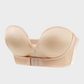 Invisible Strapless Push-Up Bra, Seamless Backless Design for Ultimate Lift