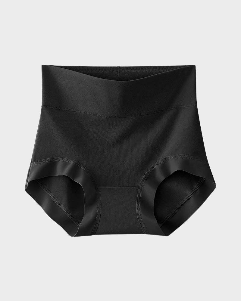 Soft High-Rise Cotton Underwear: Tummy Control, Breathable, No Ride-Up Comfort