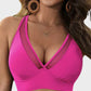 Mesh High Waisted Tummy Control Sarong Wraps Bikini Set