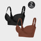 SheCurve Ultimate Lift Back Smoothing Bra 2-Pack: Black & Beige Comfort