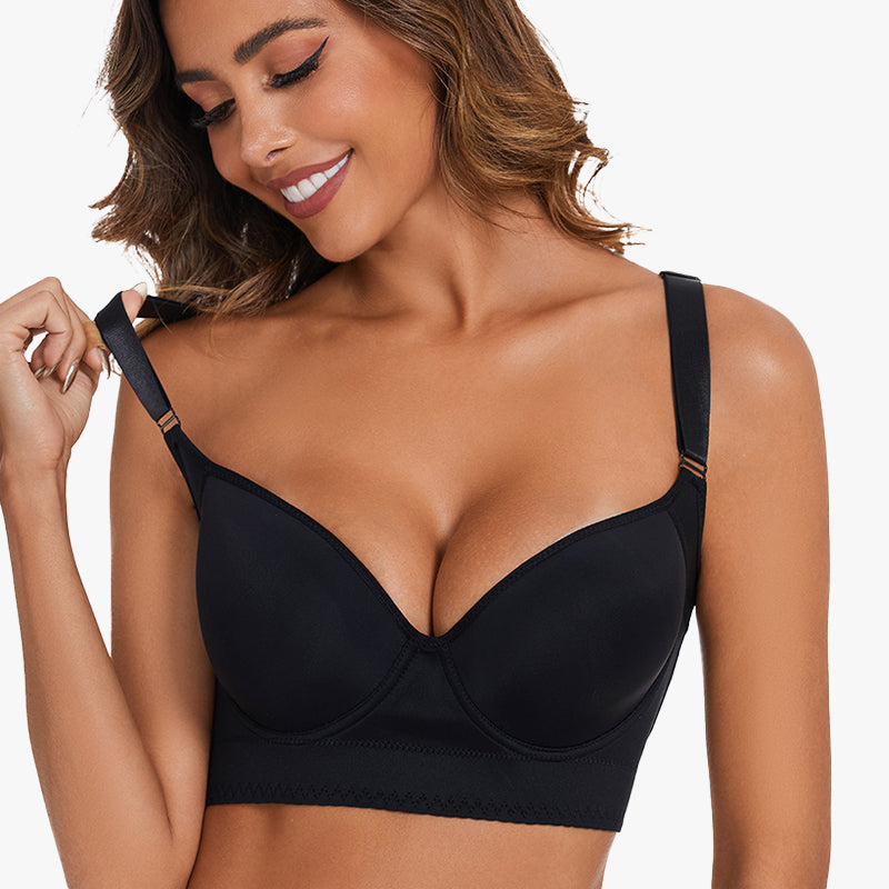 SheCurve Full-Coverage Back Smoothing Bra - Ultimate Comfort & Support 2-Pack