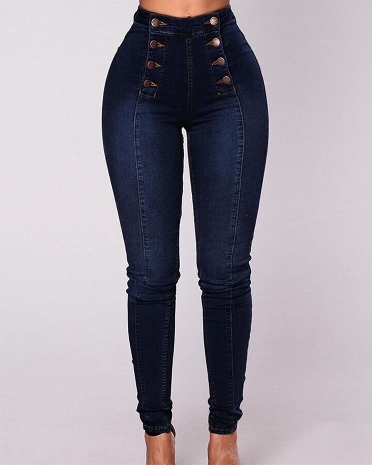SheCurve High-Waisted Stretch Jeans: Butt-Lifting, Shaping, Ultra Soft, Breathable Comfort