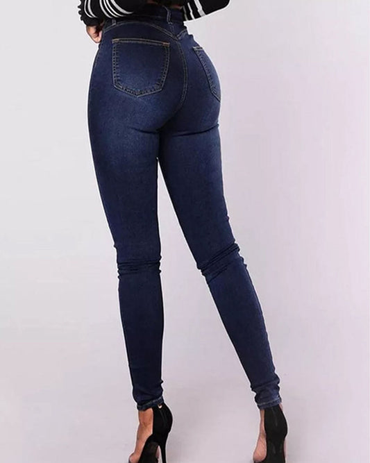 SheCurve High-Waisted Stretch Jeans: Butt-Lifting, Shaping, Ultra Soft, Breathable Comfort