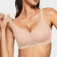 Shecurve Seamless Soft Comfort Wireless Mesh Bra for Everyday Smooth Support