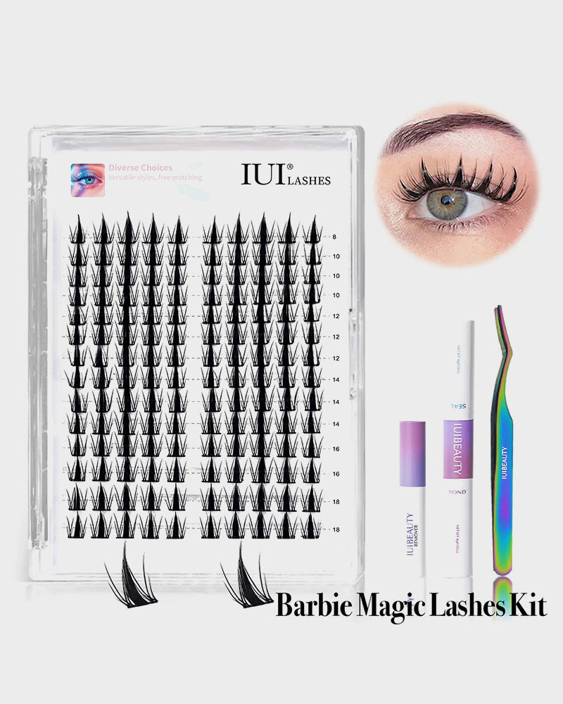 SheCurve X IUI Reusable DIY Cluster Lashes Starter Kit for Effortless Glamour