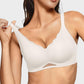 Shecurve Seamless Soft Comfort Wireless Mesh Bra for Everyday Smooth Support